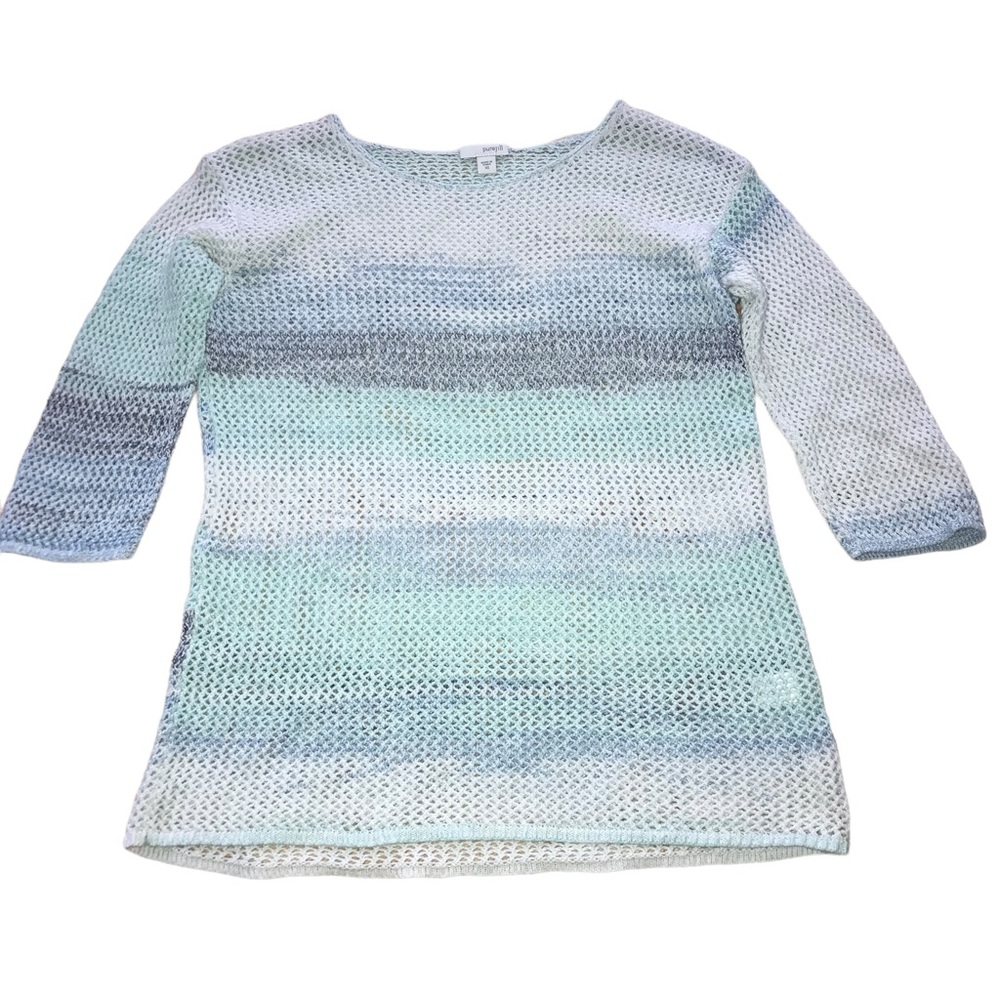 Pure Jill Open Knit Multi Colored Sweater - Women’s XS - Picture 2 of 8